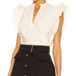 Ulla Johnson  Ivory Cream Elena Top Sz 4 Photo 0