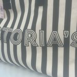 NWT Victoria’s Secret Black and White Striped Tote Bag and Makeup Bag! Photo 9