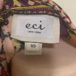 ECI  Bohemian stained glass dress woman size 10 above the knee length Photo 6