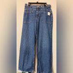 Free People NWT  Palmer Wide Leg Cuffed Jean Photo 7
