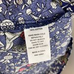 Unique Vintage  Navy Dakota Flare Whimsical Botanical Mushroom Dress Small Photo 10