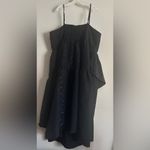 Kate Spade  Women’s Tiered Ruffle Midi Tank Dress -Black Plus Size 2x Photo 1