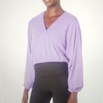 Beyond Yoga  Lilac Wrapped Up Pullover Size S Photo 1