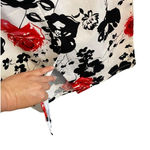 Grace Karin New  cotton white red black floral peplum pencil skirt pin up Holiday Photo 5