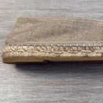 J.Crew Cap Toe Spain Espadrilles Neutral leather/linen Black Size 7.5 Photo 10