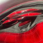 Cosmopolitan Red Snake Skin Crossbody Clutch Bag / Purse long Strap Photo 5