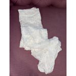 MISCREANTS Lace Tights in White Size UK 10 / US Medium New Womens Nylons Photo 6