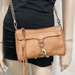 Rebecca Minkoff Mini Mac Tan Almond Leather Crossbody Bag Photo 1
