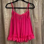 Victoria's Secret  Sexy Little Things Hot Pink Mesh Babydoll Cami, S Photo 1