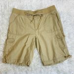 Faded Glory Tan Linen Blend Cargo Shorts Sz 10 Photo 0