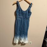 Amanda Uprichard NWT Raisa Denim Dress- Size Small Photo 3