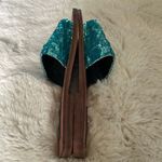 Mystique Boutique Mystique Blue Sequin Sandals Size 5 Photo 8