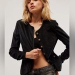 Free People  Becky Jacket Black S Photo 8