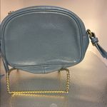 J.Crew  Slate Blue Leather Crossbody Bag Photo 0