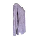 Gap Maternity purple long sleeve v-neck stretchy sweater women's size small Photo 2
