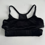 Pam & Gela  velvet black sports bra. Racerback size small  Photo 0