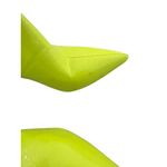 AZALEA WANG Neon Yellow Patent Heels Boots Size 10 Photo 6