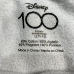 Disney 100 Sweatshirt Women's L White Mickey Woody Stitch Tiana Movie Photo 2