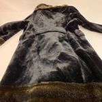 Vintage Laska Career originals faux fur Teddy coat Black Size M Photo 11