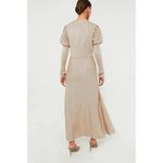 NWT Tuckernuck POMANDER PLACE Brielle in Tan Knit Maxi Sweater Dress S Photo 4