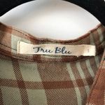 Plaid Cotton Shirt Dress Sz Sm Brown Photo 2