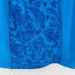 Lululemon  Athletica Blue Paisley Printed Strappy‎ Racerback Tank Photo 3