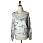 Rails  Sweatshirt‎ Women XS Gray Ramona Stone Camo Pullover Athleisure Streetwear Photo 1