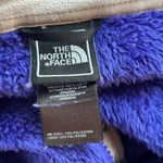 The North Face The Womens Jacket Size Small Purple Faux Fur Bomber Comfy Warm Cudly Photo 4