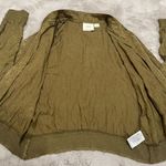 Anthropologie Maeve by Women's M Silky Bomber Jacket Modern Chic Trendy Layering Photo 5