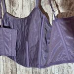 Victoria's Secret Victoria’s Secret Gold Label Purple Shimmer Corset Vintage 90’s Size 36 (L) Photo 14