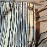 Blue & White Stripped Pants Size 4 Photo 2