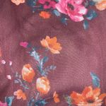 Peach Love California  ruffle floral dress size M lined Photo 10