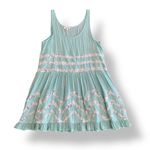 Tea & Cup Mint Green Lace Tank Dress Small S Sleeveless Boho Festival Beachy Photo 0