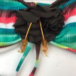 Kenneth Cole  Size Large Cinched Bandeau Bikini Swimsuit Top NWT New Photo 2