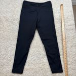 Balance Collection  Black Cross Waist High Rise Leggings Capris Womens Size M Photo 5