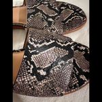 Halston Snake Print Slide Sandals Photo 5