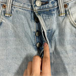 Levi's Levi’s Light Wash 501 High Rise Distressed Jeans‎ Photo 1