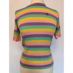 Teddy Fresh  Pink Yellow Purple Stripes Size Medium Photo 3