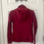Athleta Triumph Hoodie Jacket Antique Burgundy Size Small EUC Cozy Photo 8