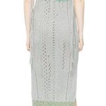 Zadig & Voltaire Jessy Silver Metallic Knit Midi Dress Sz S Photo 1