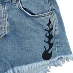 Subdued SZ 28 Vintage Crop Jean Shorts Button Photo 1