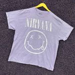 Nirvana Nevermind Tour Dead Smiley Grunge Band T-Shirt XL Photo 2