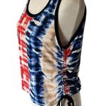 No Bo No Boundaries Junior's Tie Dye Ruched Tank Top  Photo 2