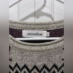 Reindeer Tunic Sweater Sz L EUC Adorable perfect for holidays Tan Size L Photo 3