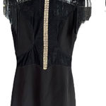The Clothing Company  fringe shoulder exposed back dress Photo 0