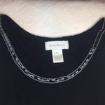 Susan Bristol Tank Top Women XL Black Rayon SEE MISSING BEADS IN PIC 1 Photo 1