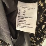 American Eagle  Floral Halter Neck Romper Black and Cream Scoop V-Neck Tie Bow Photo 11