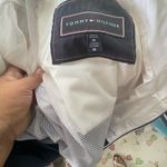 Tommy Hilfiger  Red and White Windbreaker Jacket Lightweight Athletic Style Photo 3