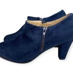 Journee Collection new  ᪥ Sanzi Zipper Ankle Booties ᪥ Navy Vegan Suede ᪥ 8.5M Photo 5
