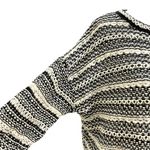 La Ligne Wool Cashmere Blend Chunky Textured Knit Cropped Sweater size Large Black Photo 4